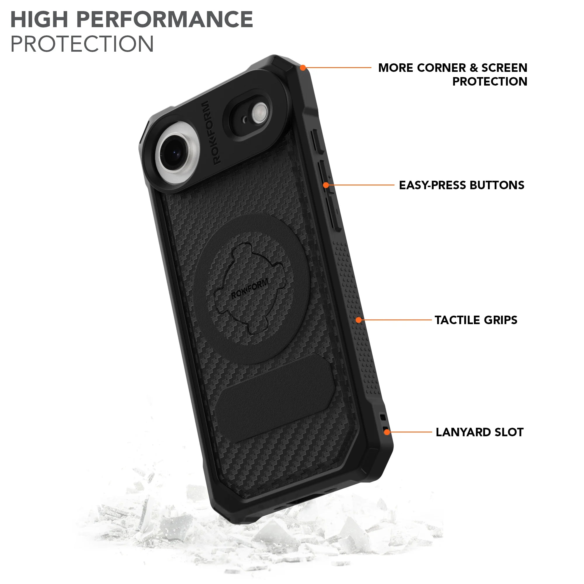 iPhone 17 Air Rugged Case Black