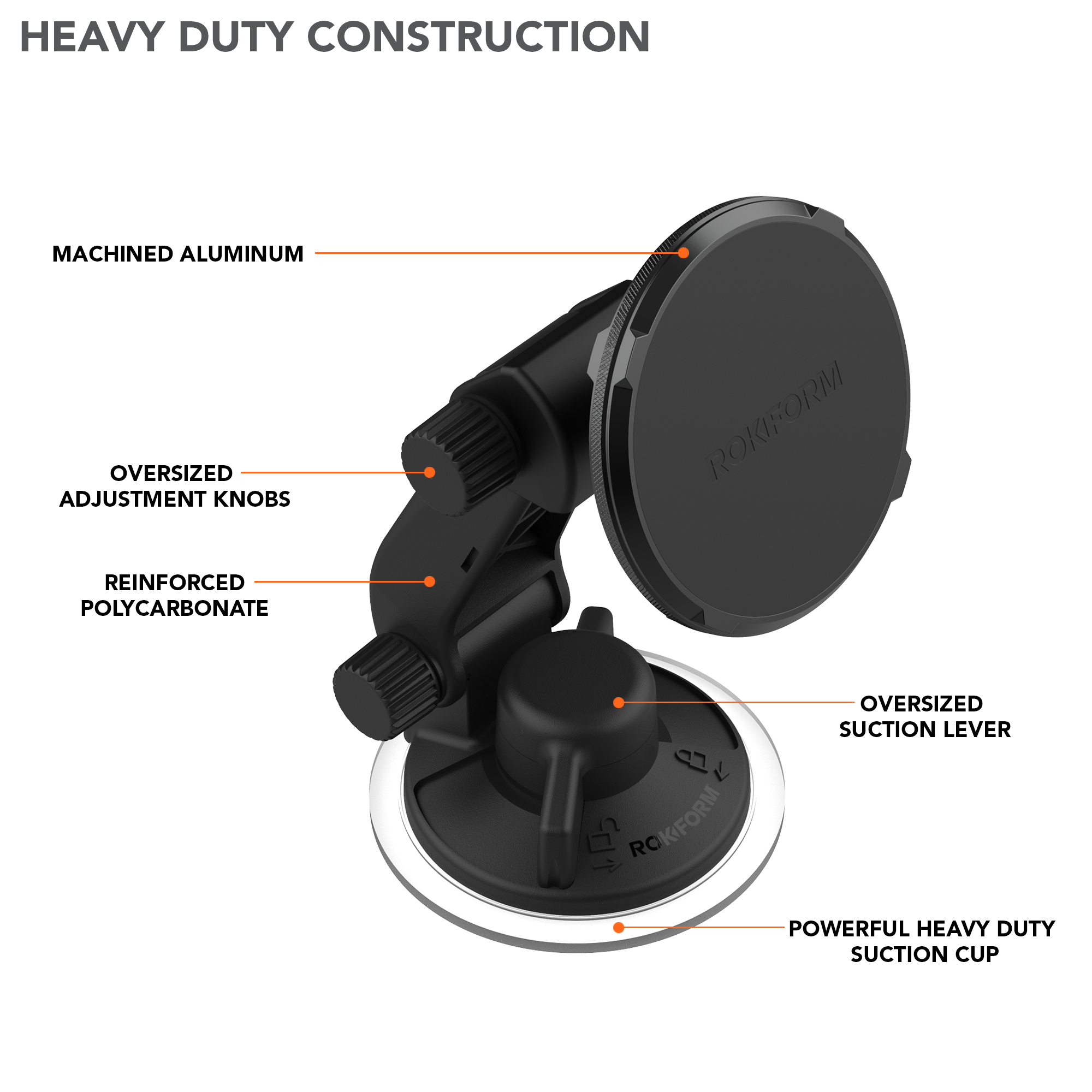 Magnetic Windshield Suction Mount MagSafe® Compatible