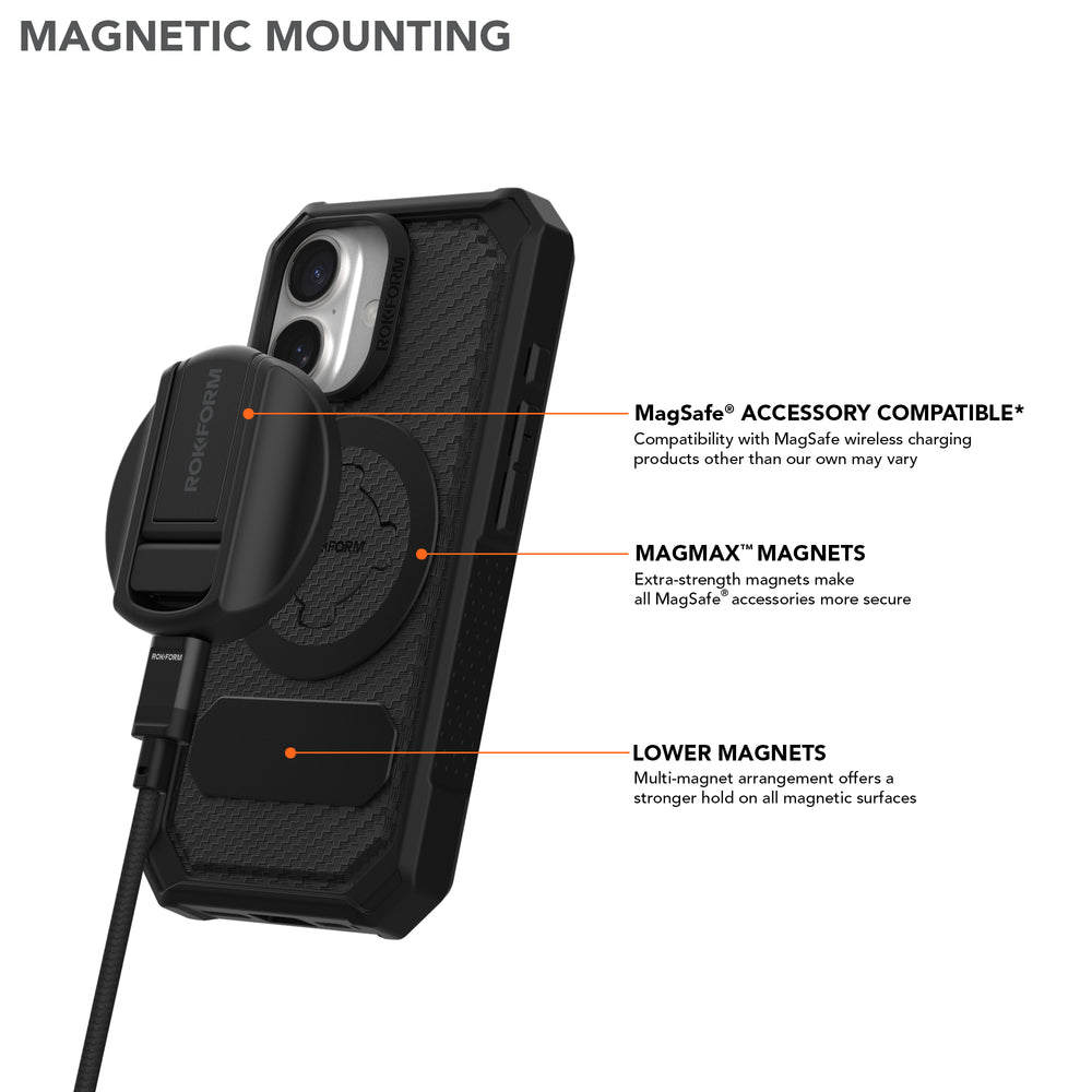 iPhone 16 Rugged Case - Black