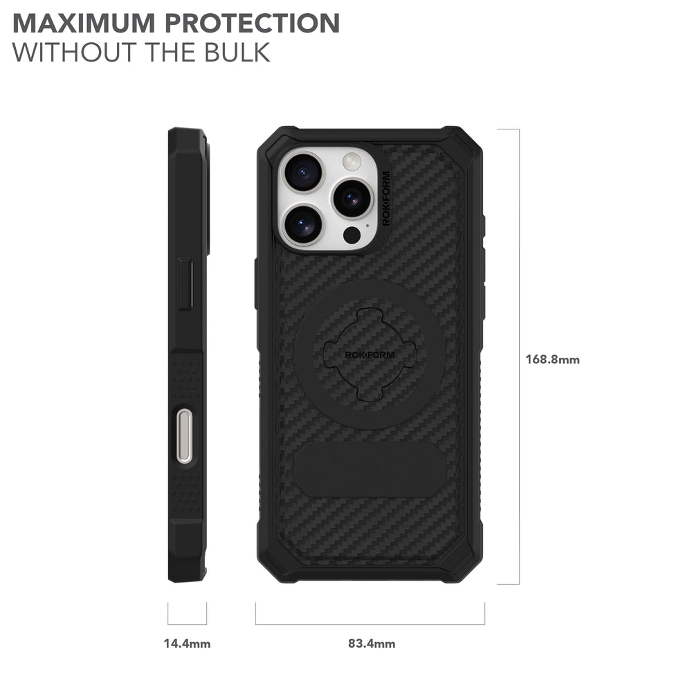 iPhone 16 Pro Max Rugged Case - Black