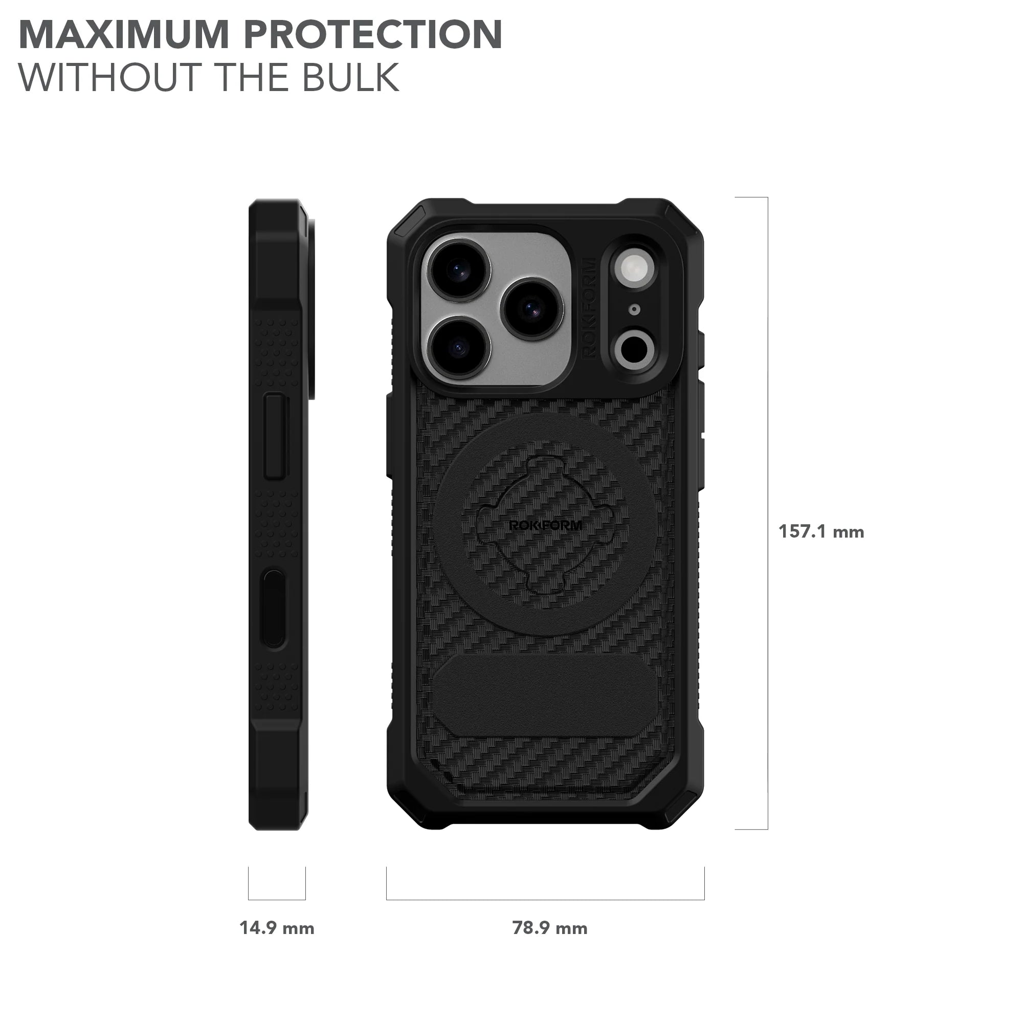 iPhone 17 Pro Rugged Case Black